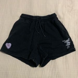 White Fox Sweat Shorts